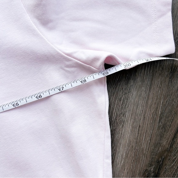 Vince light pink cotton side tie tee shirt dress - Picture 10 of 15